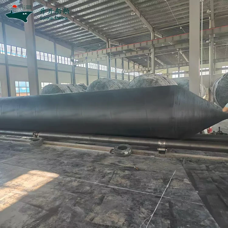 Vysokotlaké tlakově odolné námořní airbagy Qingdao SunKai dodávané v Jižní Koreji